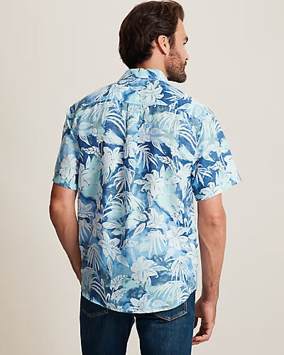 TOMMY BAHAMA - MEN'S SAND LINEN SUNSET OMBRE SHIRT
