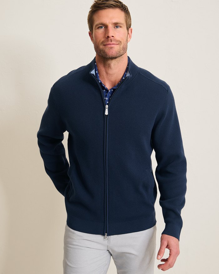 TOMMY BAHAMA- Men's Coolside Full-Zip IslandZone® Jacket