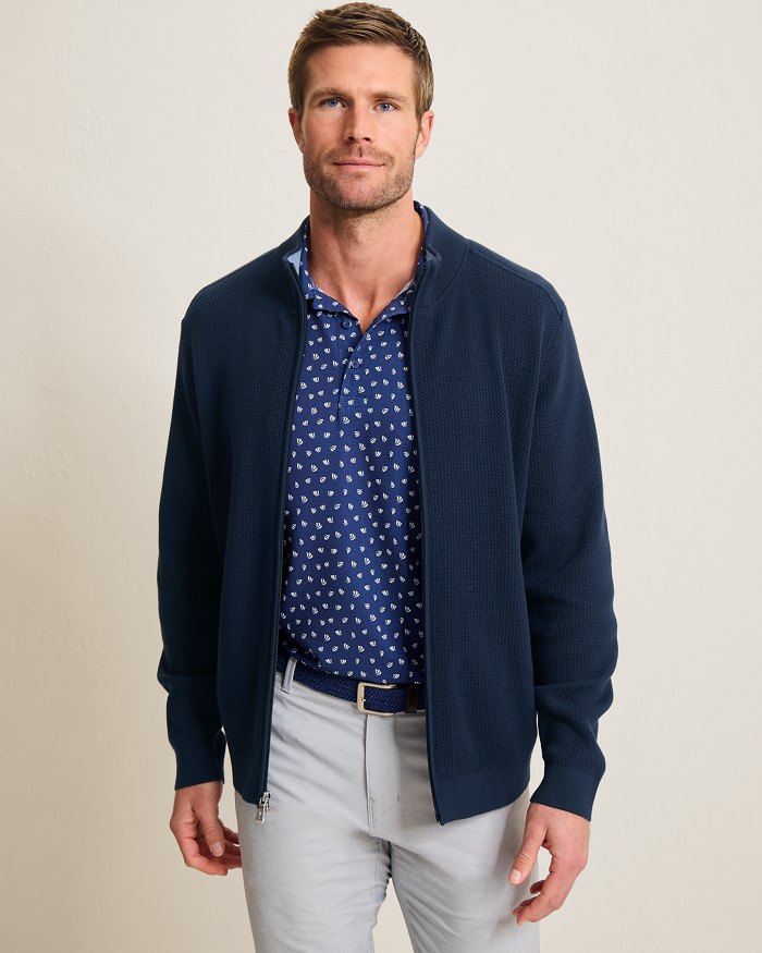 TOMMY BAHAMA- Men's Coolside Full-Zip IslandZone® Jacket