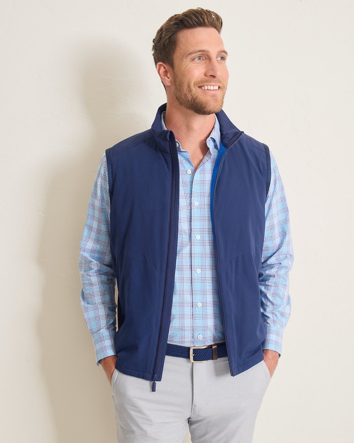 TOMMY BAHAMA- MEN'S LAGUNA COAST FULL-ZIP VEST
