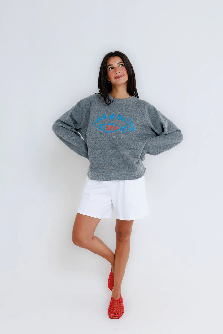 SUNNY SOMEWHERE - CATCH OF THE DAY SWEATER