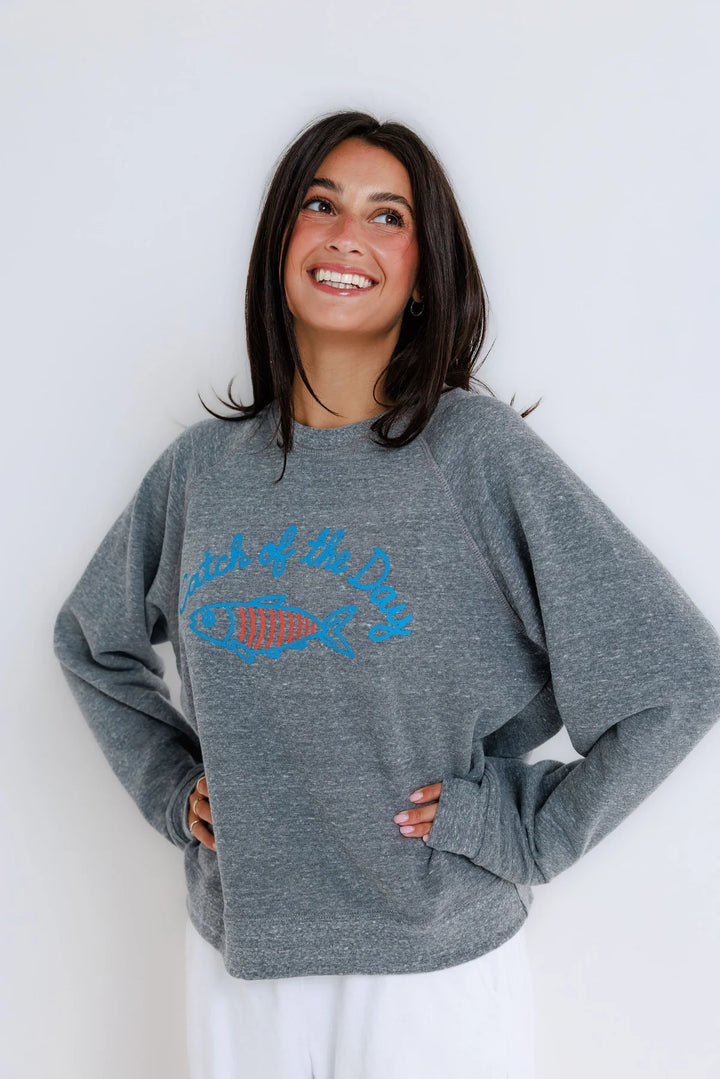 SUNNY SOMEWHERE - CATCH OF THE DAY SWEATER