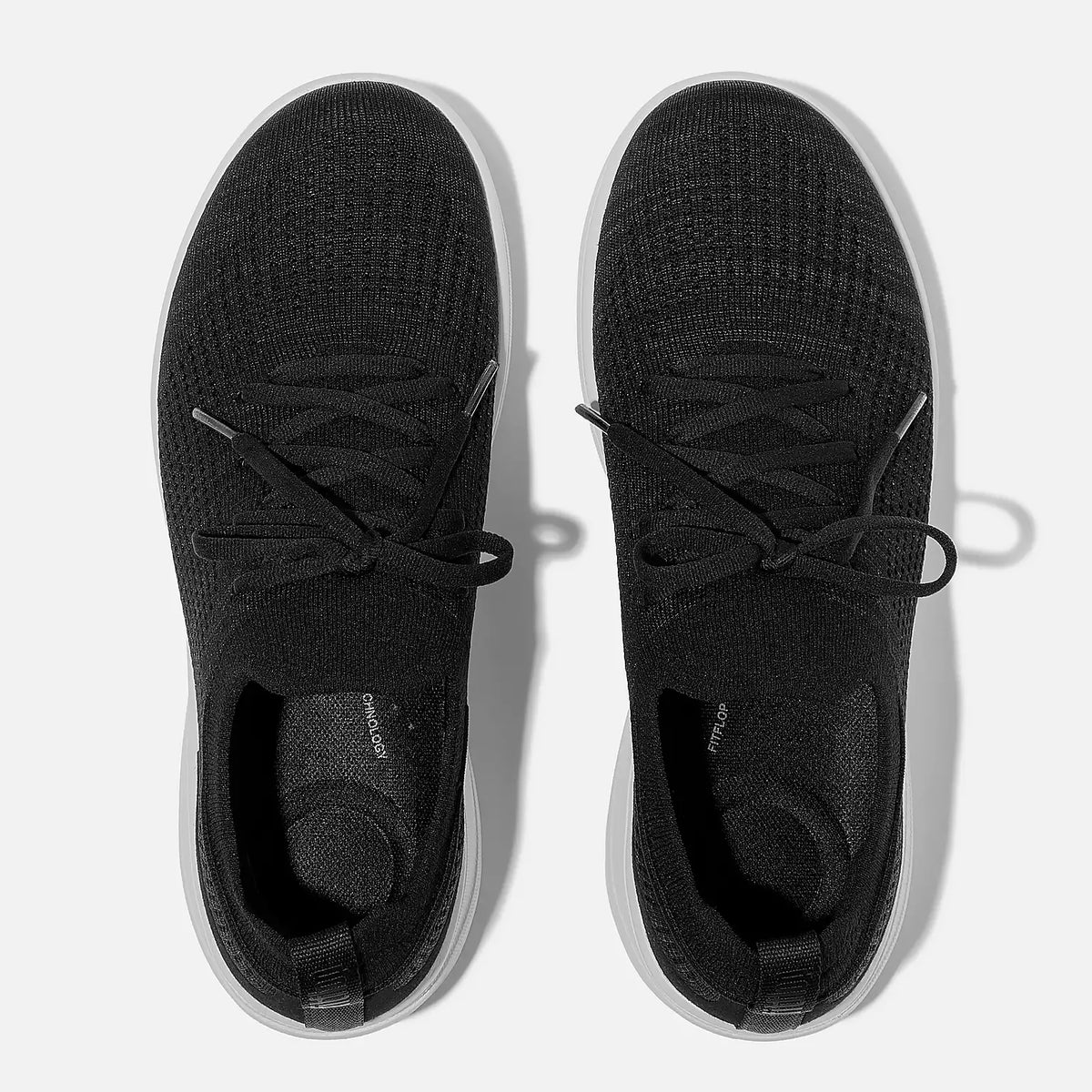 FITFLOP- WOMEN'S SUPER-Q KNIT SLIP-ON LACED SNEAKERS