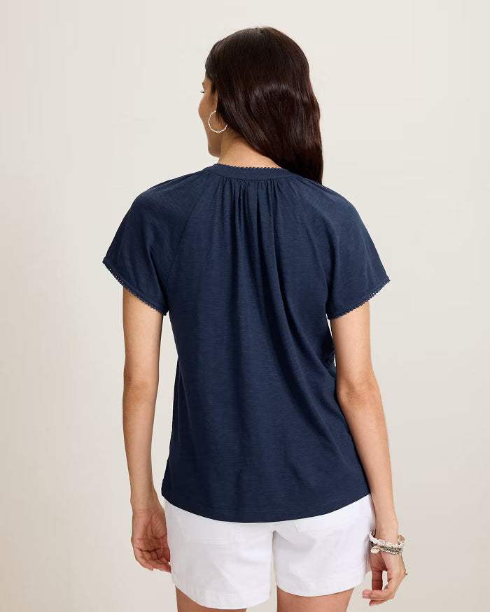TOMMY BAHAMA - POM POM TRIM TOP
