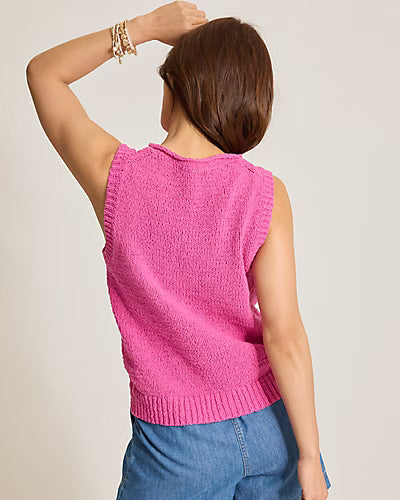 TOMMY BAHAMA - HARBOR PEBBLE COTTON BLEND TANK
