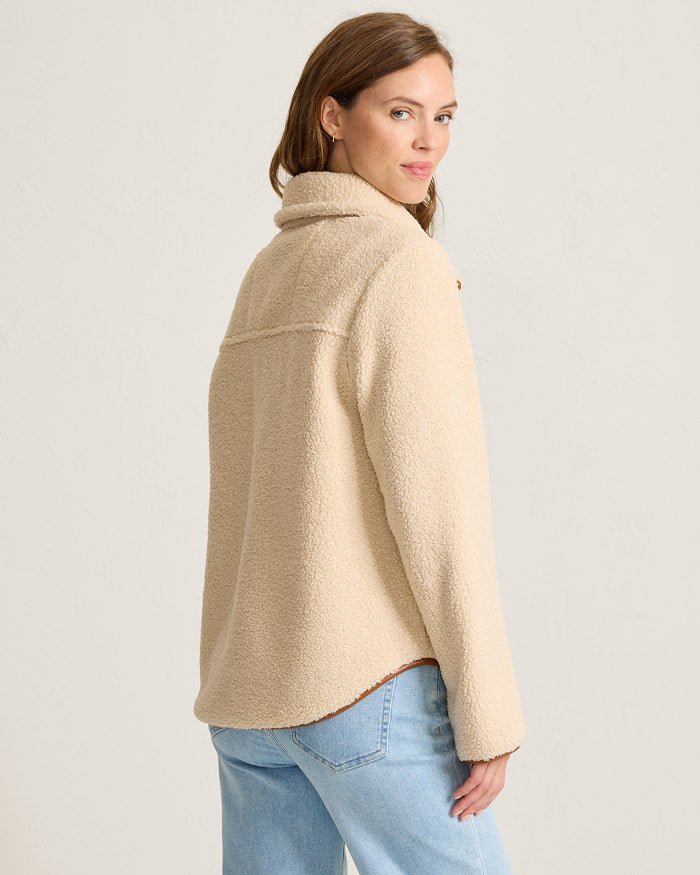 TOMMY BAHAMA - WOMEN'S HIGH PILE FLEECE POPOVER SWEATER
