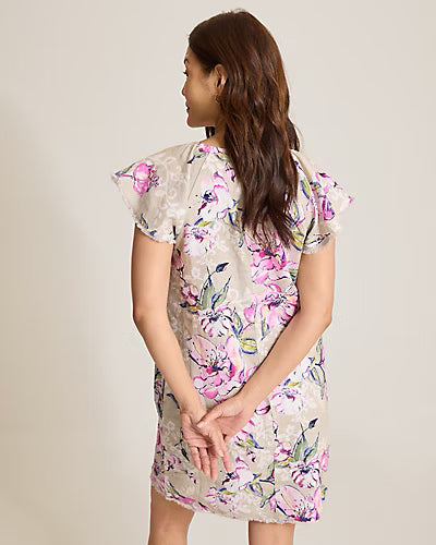 TOMMY BAHAMA - FLORAL GARDENS LINEN DRESS