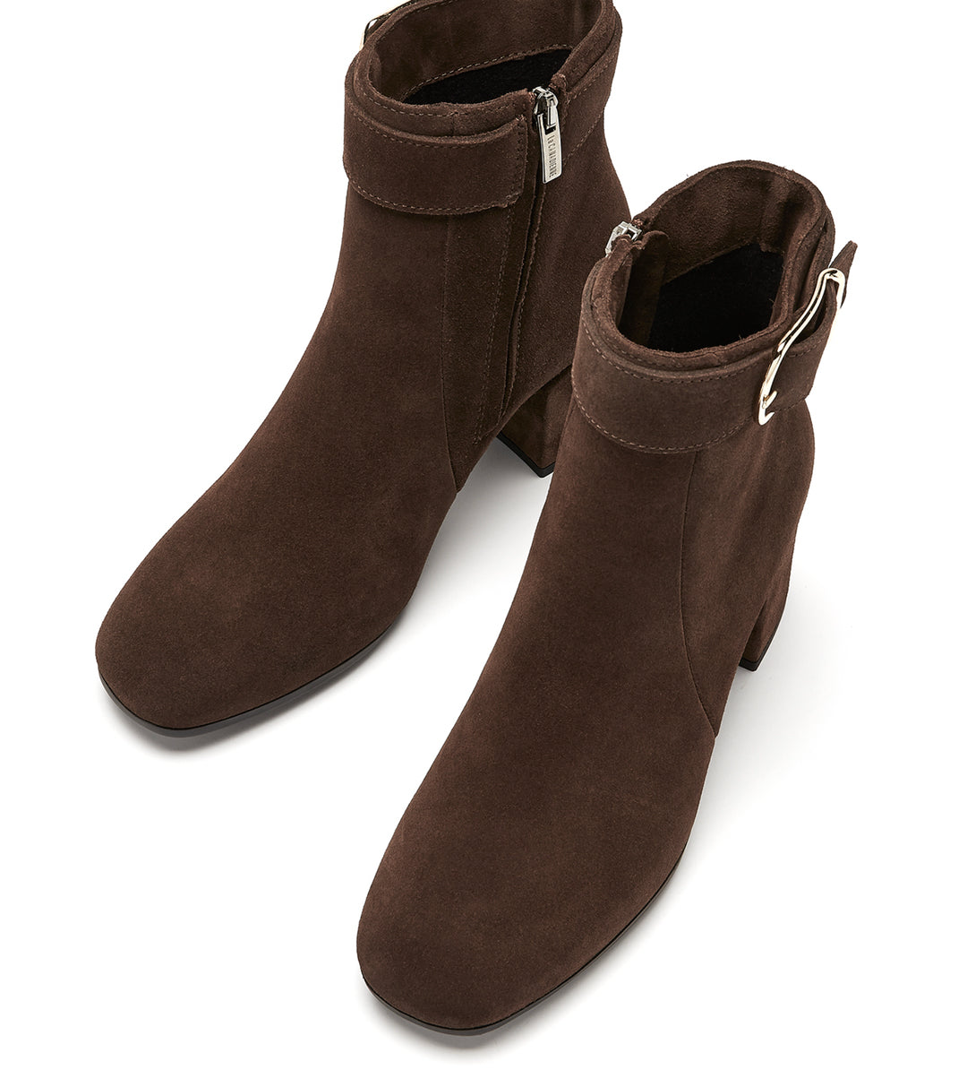 LA CANADIENNE- WOMEN'S JESSE SUEDE HEELED BOOTIE