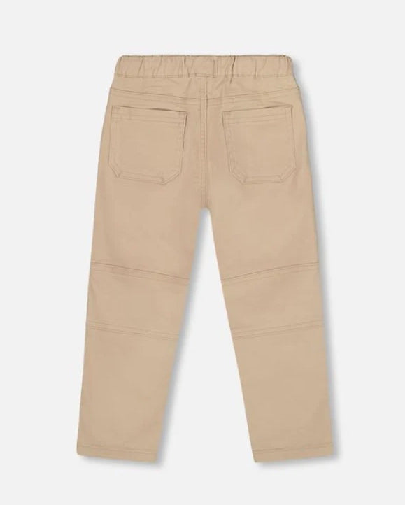DEUX PAR DEUX- KIDS' TWILL NOUGAT JOGGER PANT