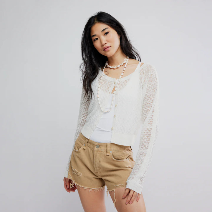 FREE PEOPLE - MARIS FINE GAUGE CARDI