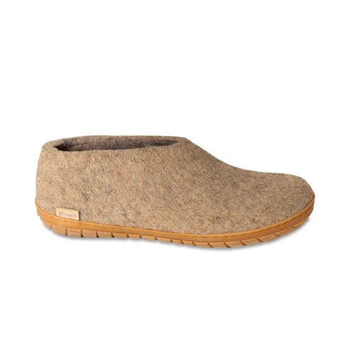 GLERUPS - WOMEN'S FELTED WOOL SHOE W/RUBBER SOLE
