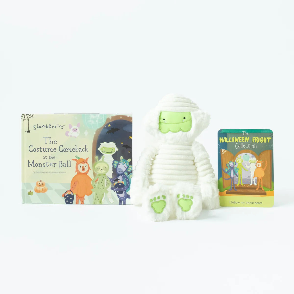 SLUMBERKINS-  "HALLOWEEN FRIGHT COSTUME COMEBACK" BOOK SET