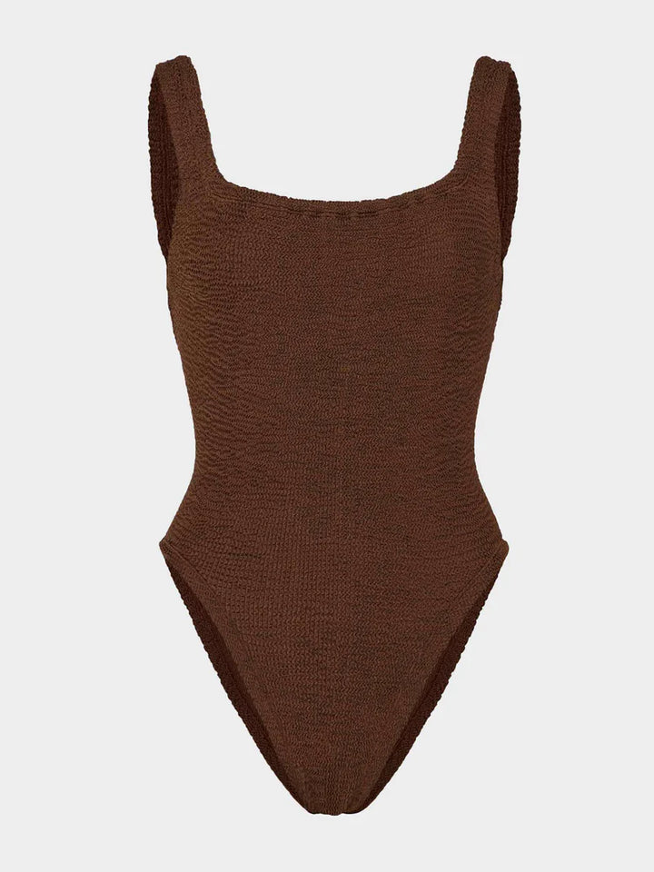 HUNZA G - SQUARE NECK SWIM ONE PIECE