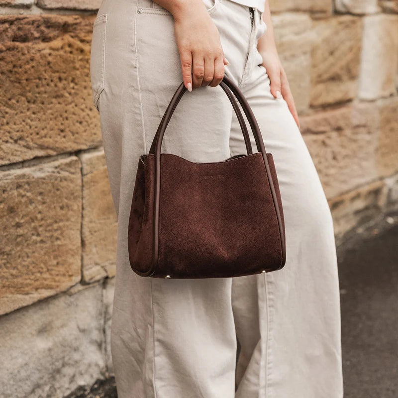 LOUENHIDE - STEFFIE SUEDE MINI TOTE BAG