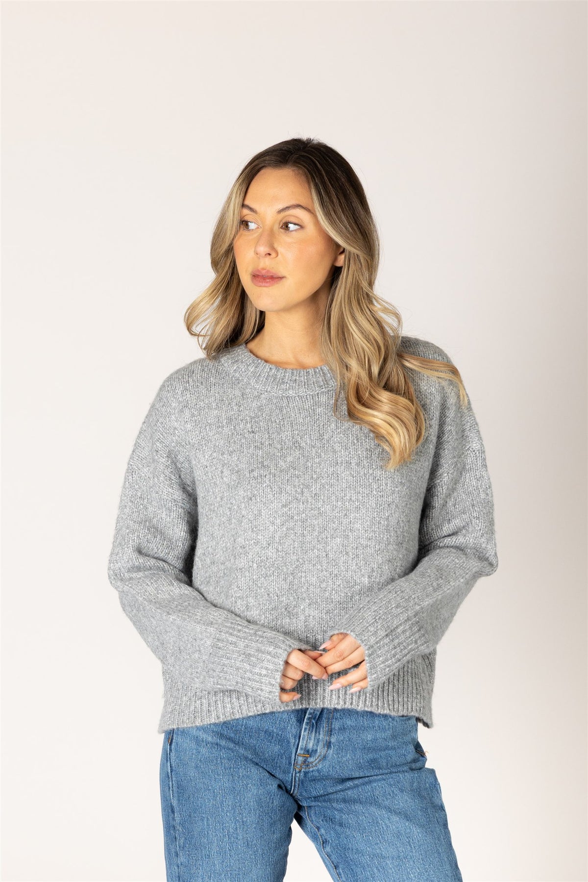 LYLA & LUXE - TIMMY MUST HAVE CREW SWEATER