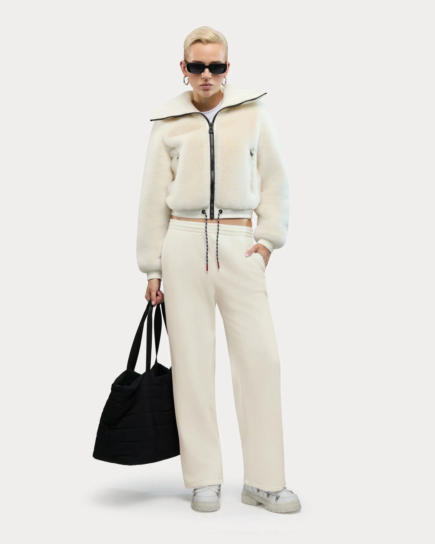 ALPENHAUS - VANOISE CROPPED FAUX FUR JACKET