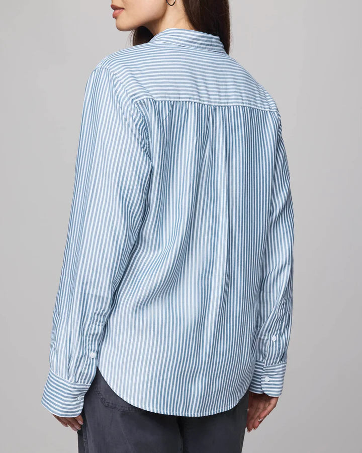 SPLENDID- WOMEN'S KENNA STRIPE BUTTON DOWN SHIRT