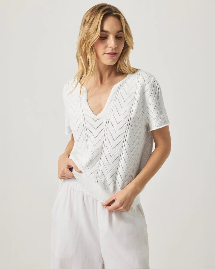 SPLENDID- WOMEN'S SABRINA POINTELLE SWEATER