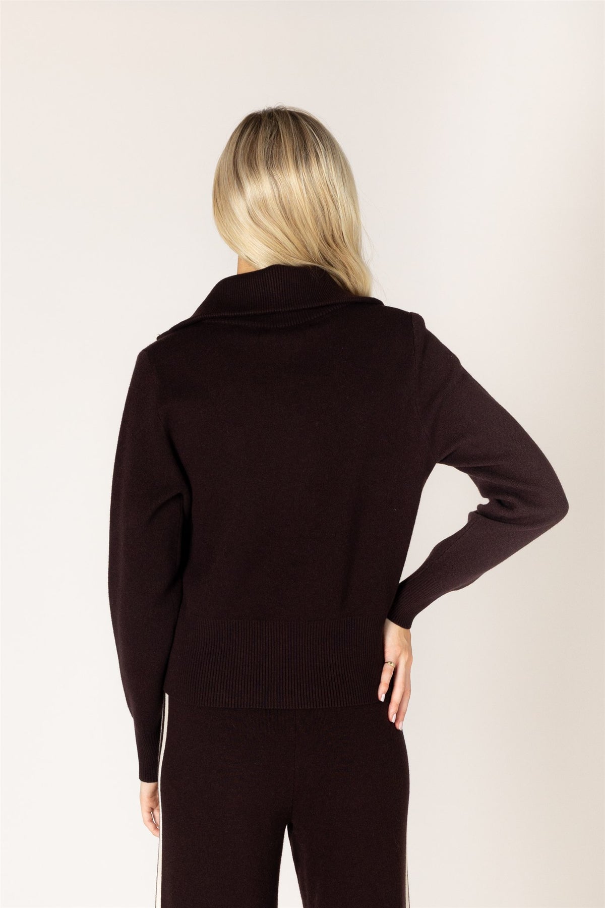 LYLA & LUXE - WEST ESSENTIALS ZIP CARDI