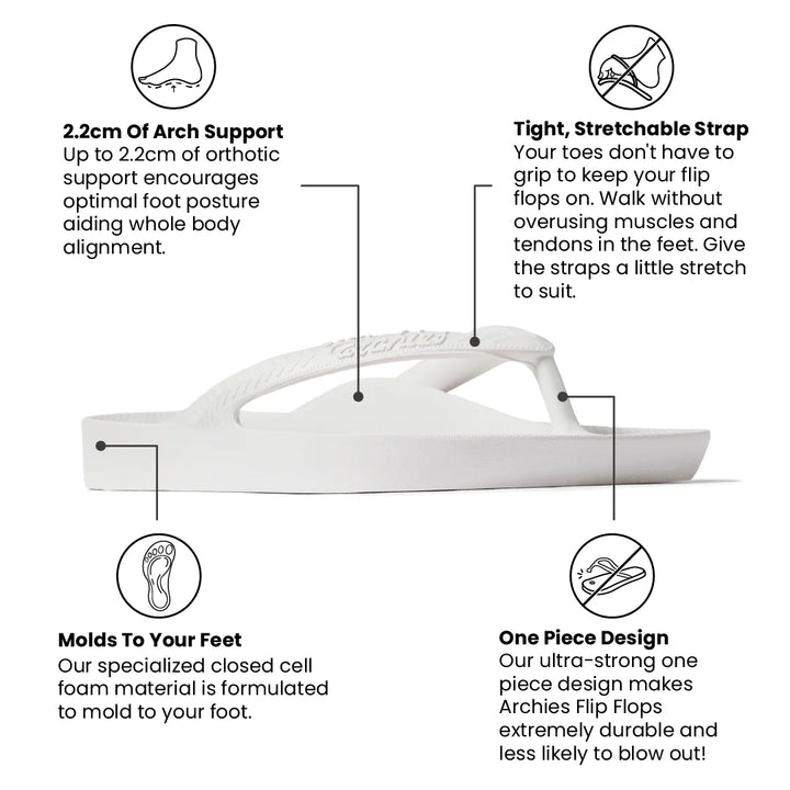 ARCHIES - ARCH SUPPORT FLIP FLOPS