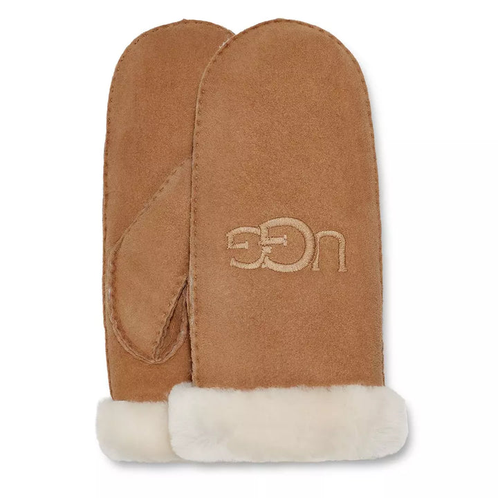 UGG- SHEARLING EMBROIDERED MITTEN