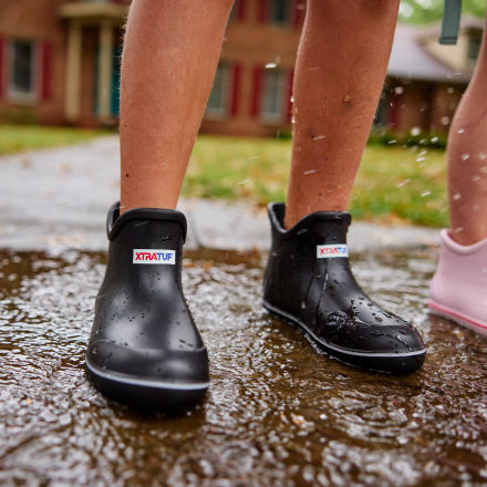 XTRATUF- KIDS BIOLITE ANKLE DECK RAIN BOOT