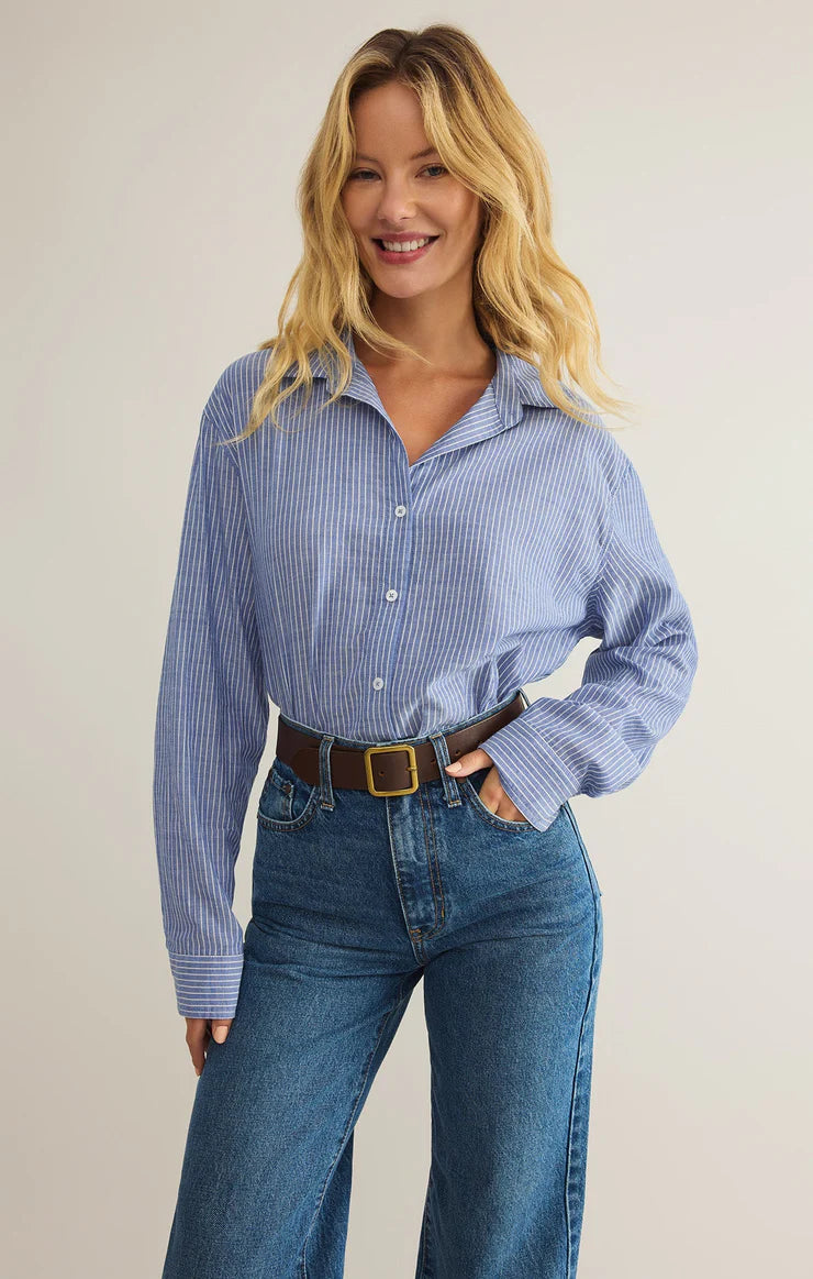 Z SUPPLY- WOMEN'S SEAPORT STRIPED TOP