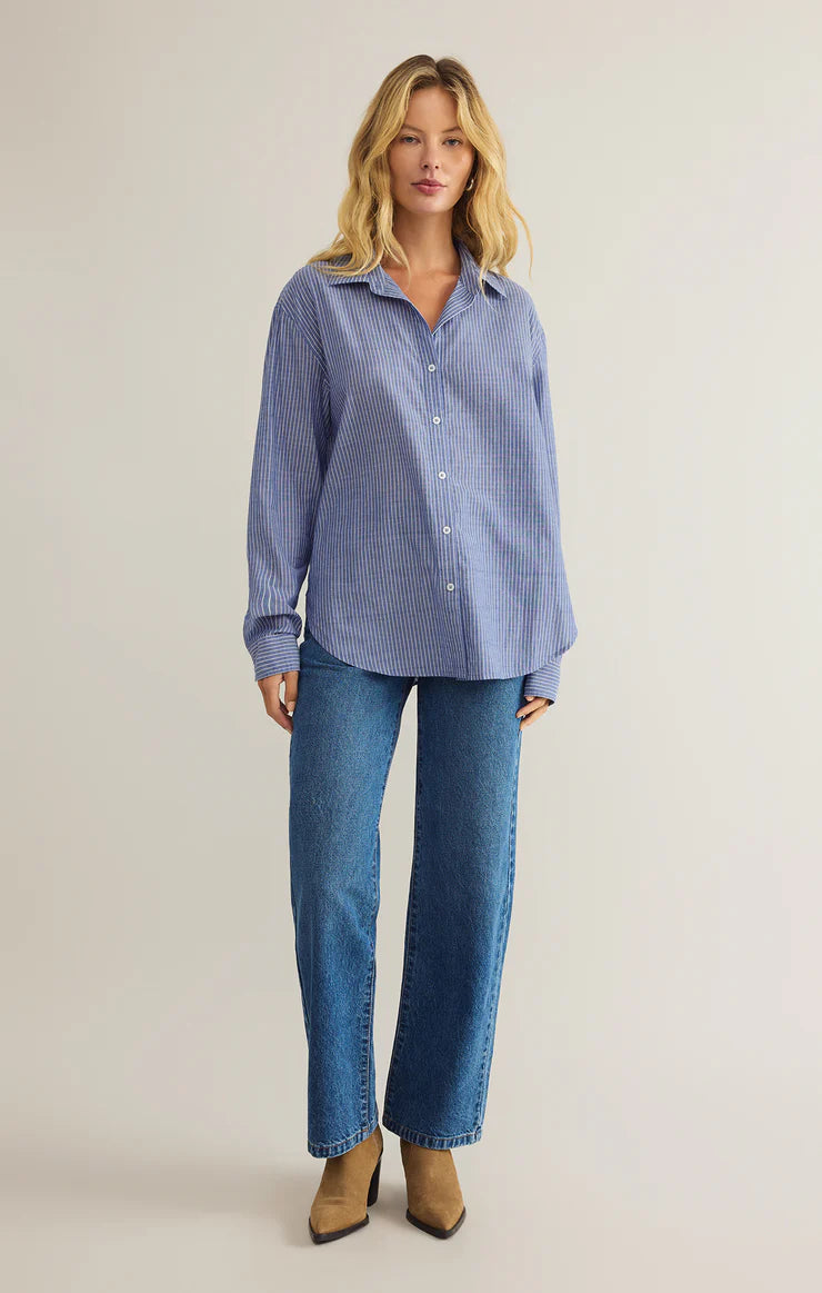 Z SUPPLY- WOMEN'S SEAPORT STRIPED TOP