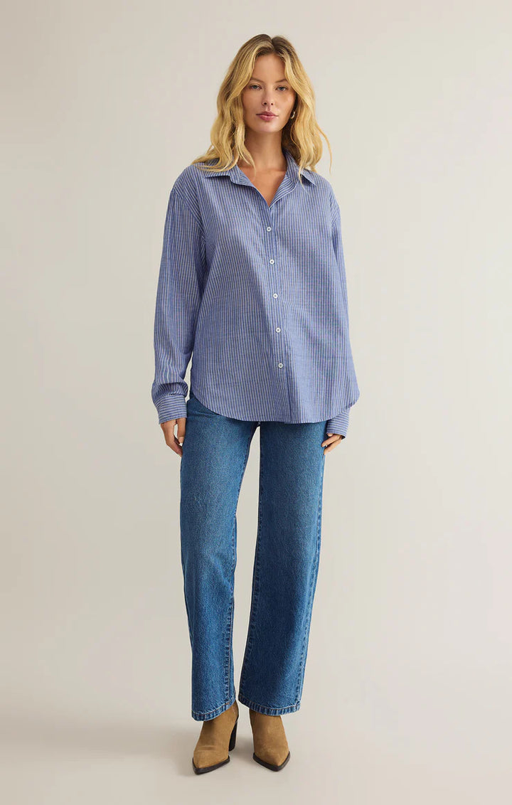 Z SUPPLY- WOMEN'S SEAPORT STRIPED TOP