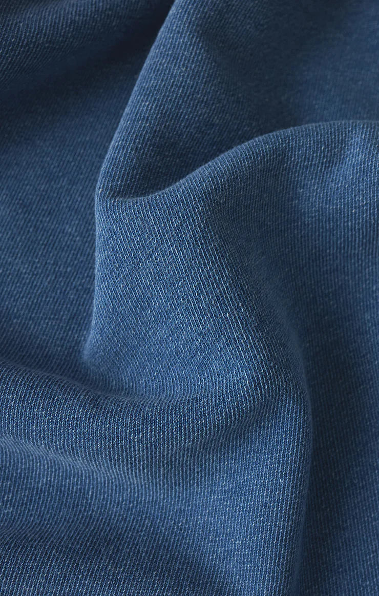 Z SUPPLY - BOYFRIEND DENIM SWEATESHIRT