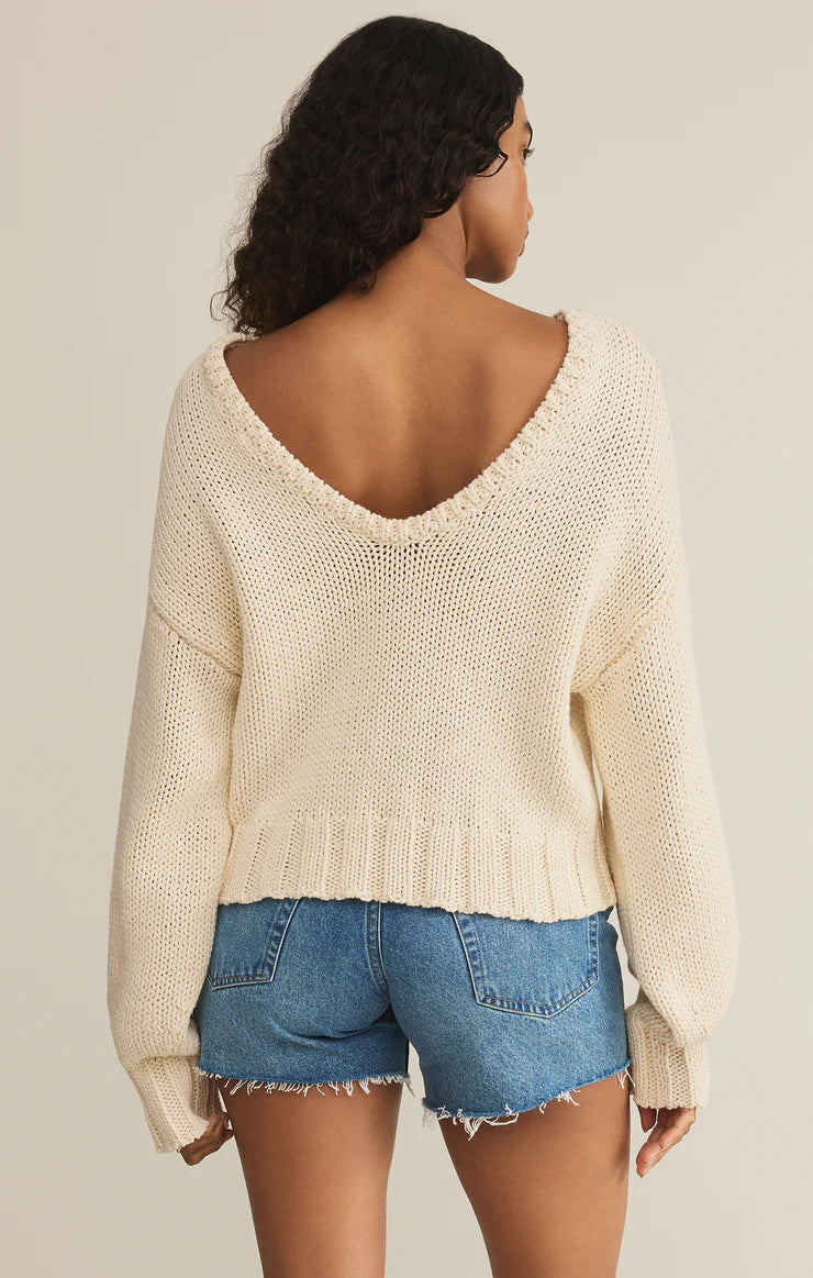 Z SUPPLY- WOMEN'S VIDA REVERSIBLE SWEATER