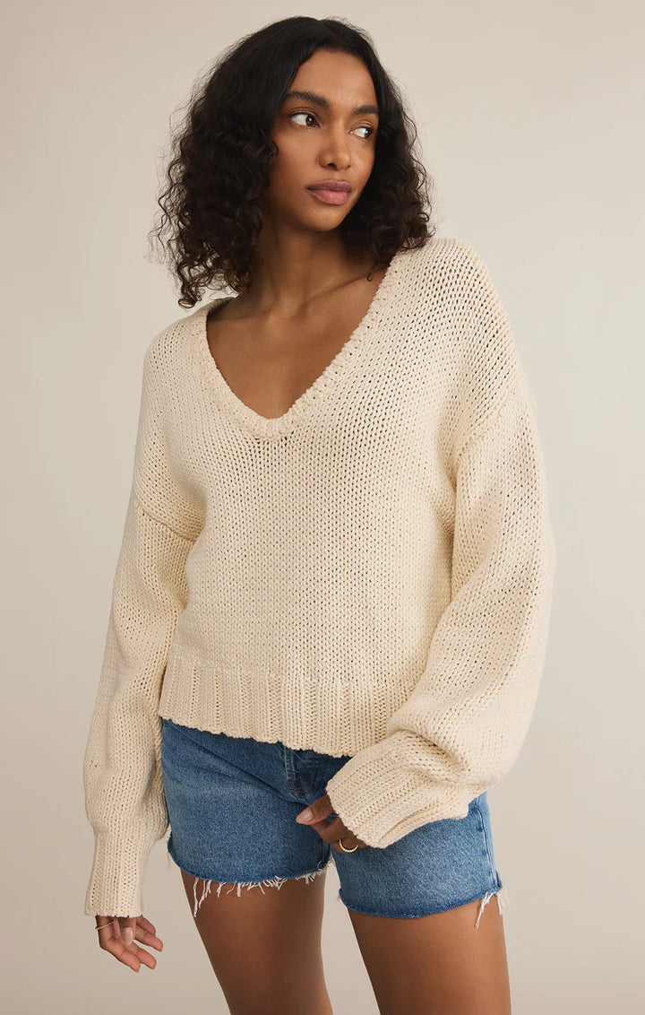 Z SUPPLY- WOMEN'S VIDA REVERSIBLE SWEATER