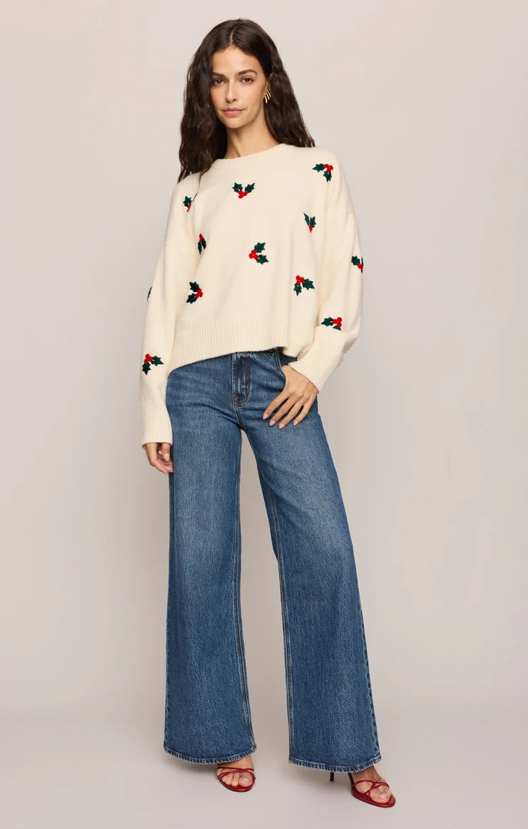 Z SUPPLY - HOLLY BERRY SWEATER