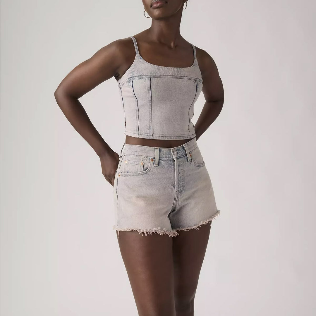 LEVI'S - 501® CURVE SHORT ROSE UP RAW HEM