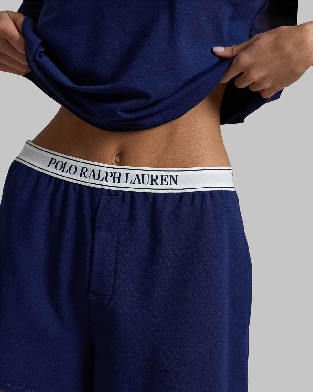 POLO RALPH LAUREN- WOMEN'S CLUB TERRY SHORT SLEEVE SHORT SET