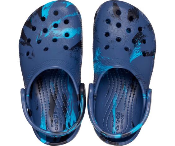 CROCS- LITTLE KIDS CLASSIC MARBLED CLOG