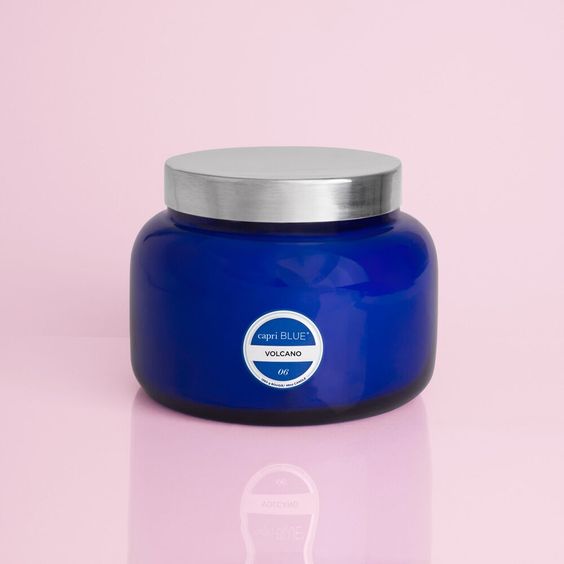 CAPRI- 48OZ JUMBO BLUE VOLCANO CANDLE
