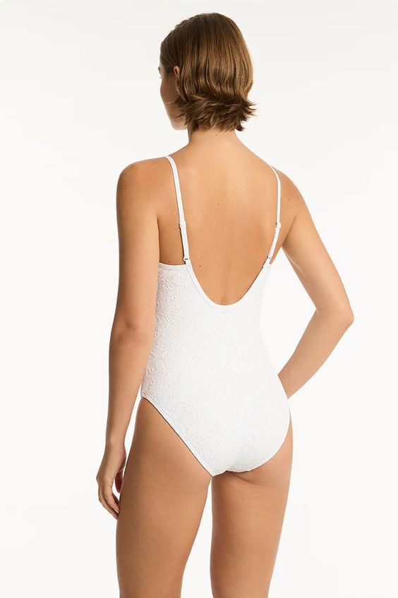 SEA LEVEL- WOMEN'S INTERLACE TRI 1PC SWIMSUIT