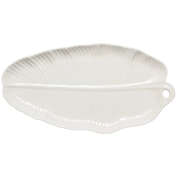 DANICA- 15" LEAFLET SERVING PLATTER