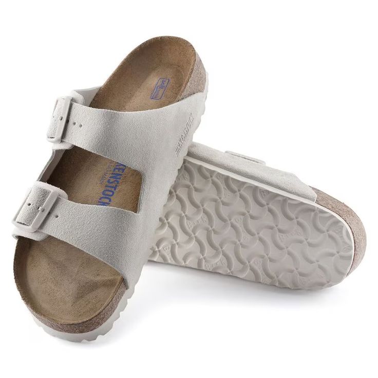 BIRKENSTOCK- ARIZONA SOFT FOOTBED SUEDE LEATHER SANDAL