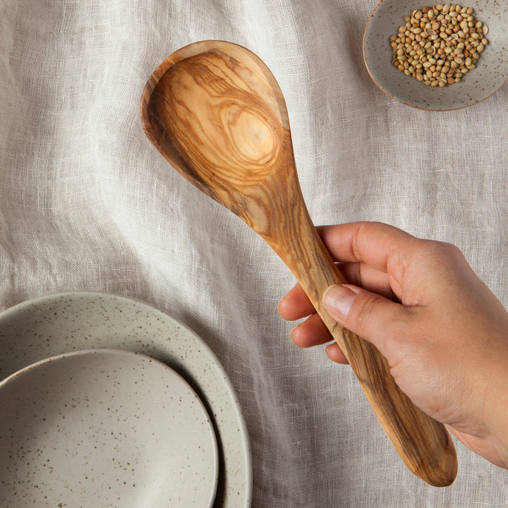 DANICA - SPOON CURVED OLIVE WOOD