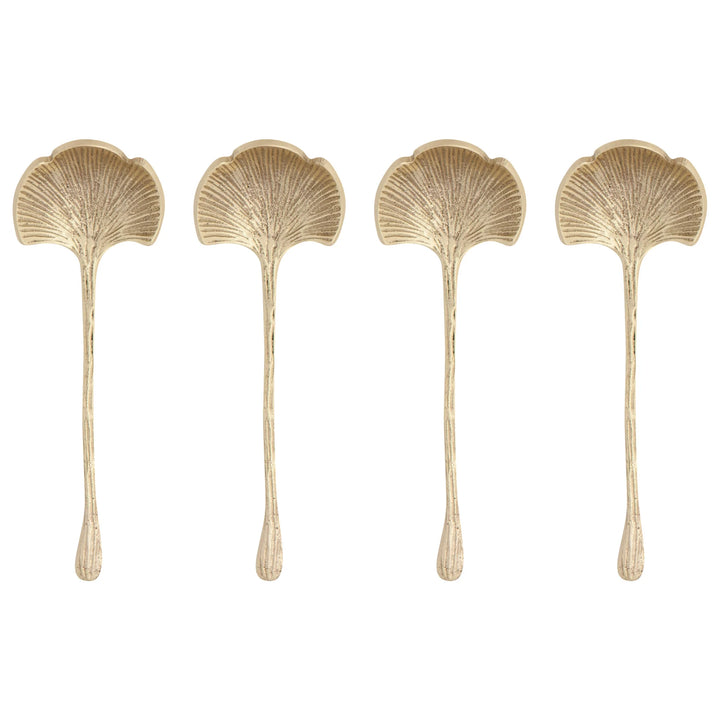 DANICA - SET/4 SPOONS GINKGO