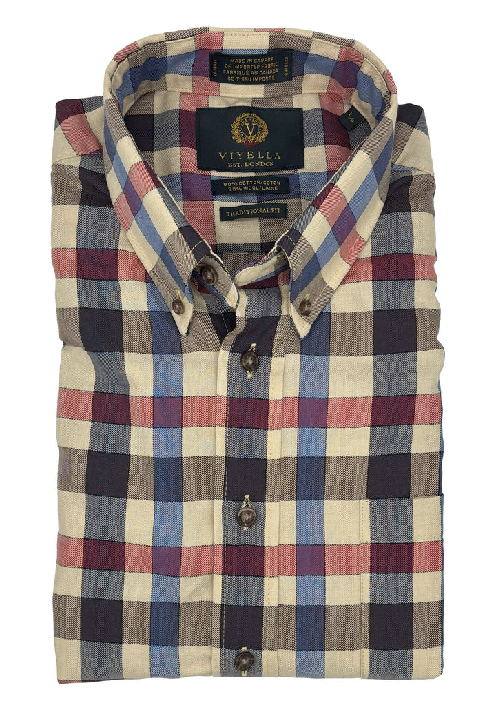 VIYELLA- MEN'S LONG SLEEVE BUTTON SHIRT 655424