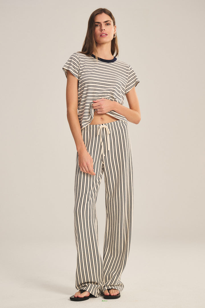 VELVET - VINTAGE STRIPE TERRY PANT AMELISE07