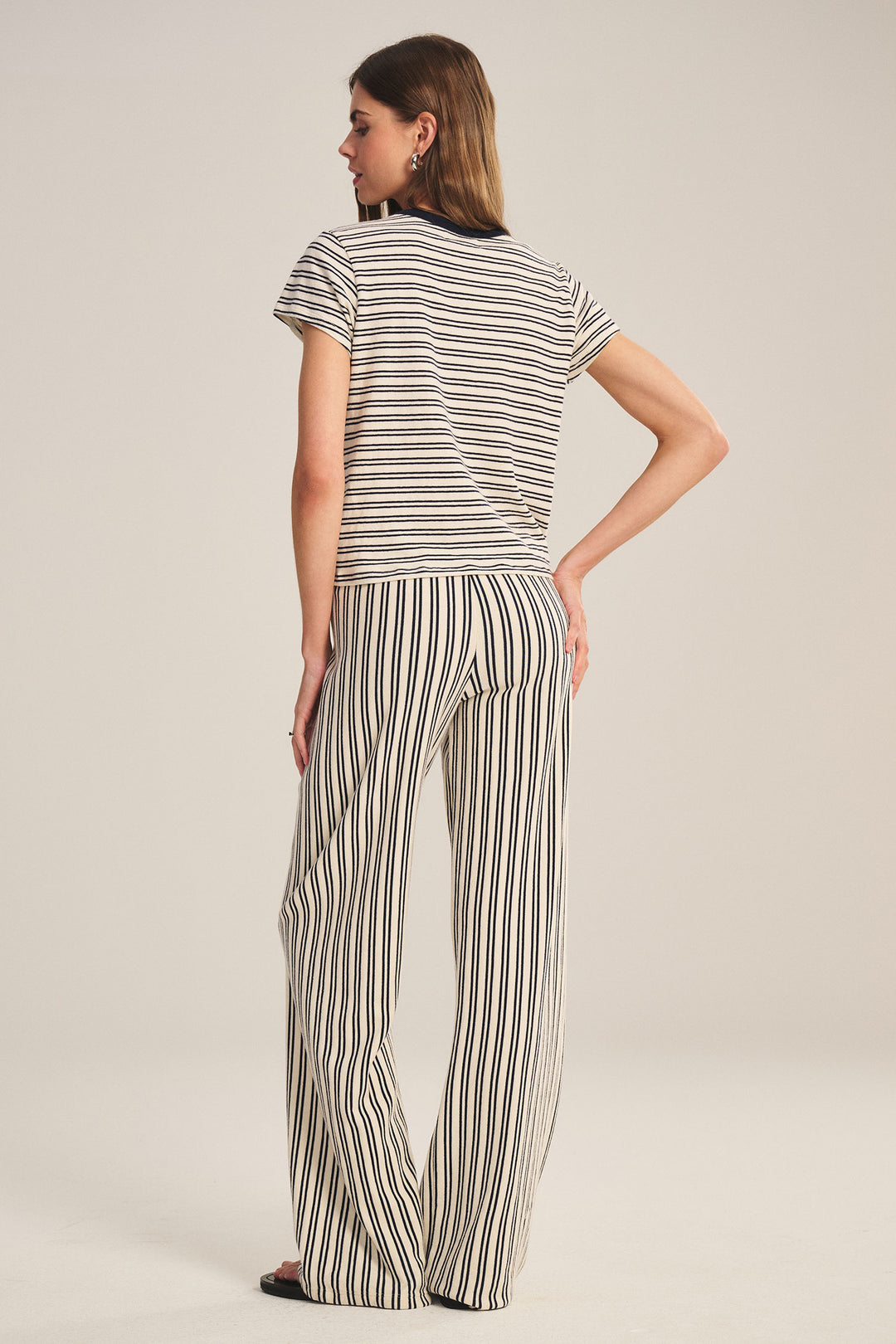 VELVET - VINTAGE STRIPE TERRY PANT AMELISE07