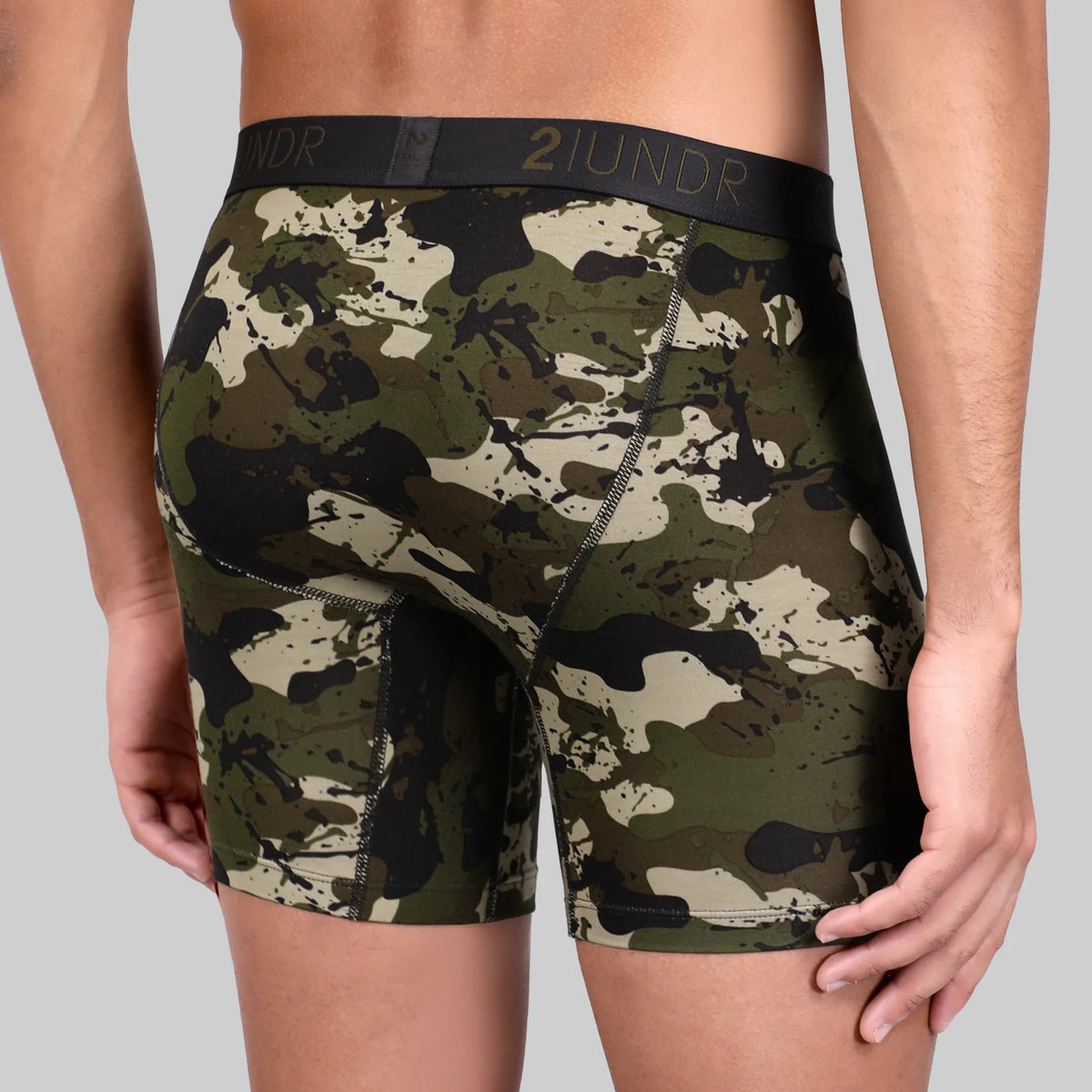 2UNDR - SWING SHIFT 6" BOXER BRIEF ARMY