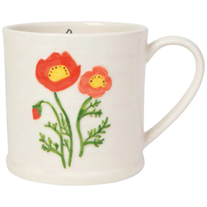 DANICA - MUG FLORAL POPPY