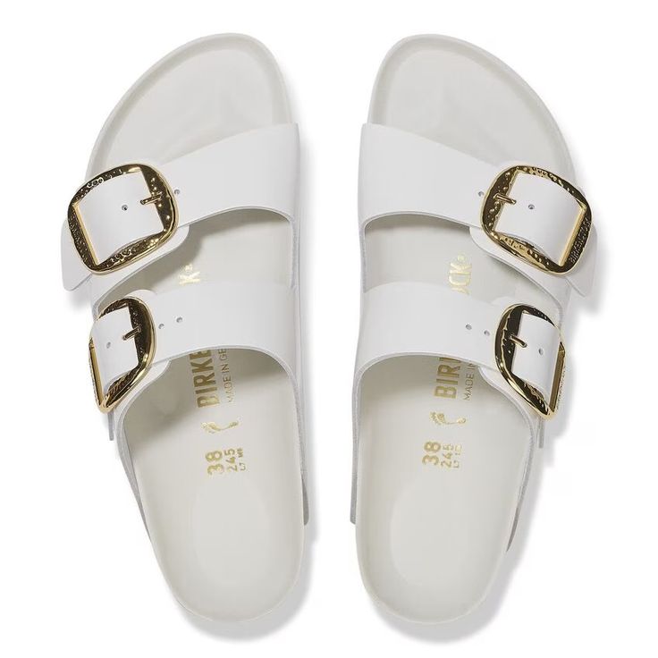 BIRKENSTOCK- WOMEN'S ARIZONA BIG BUCKLE HIGH SHINE SANDAL