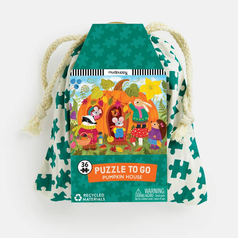 Pumpkin House 36 Piece Puzzle to Go