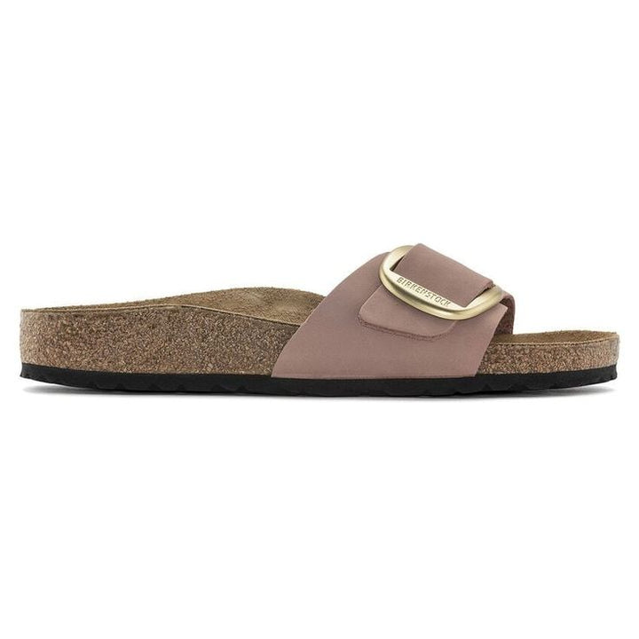 BIRKENSTOCK- MADRID BIG BUCKLE NUBUCK LEATHER SANDAL